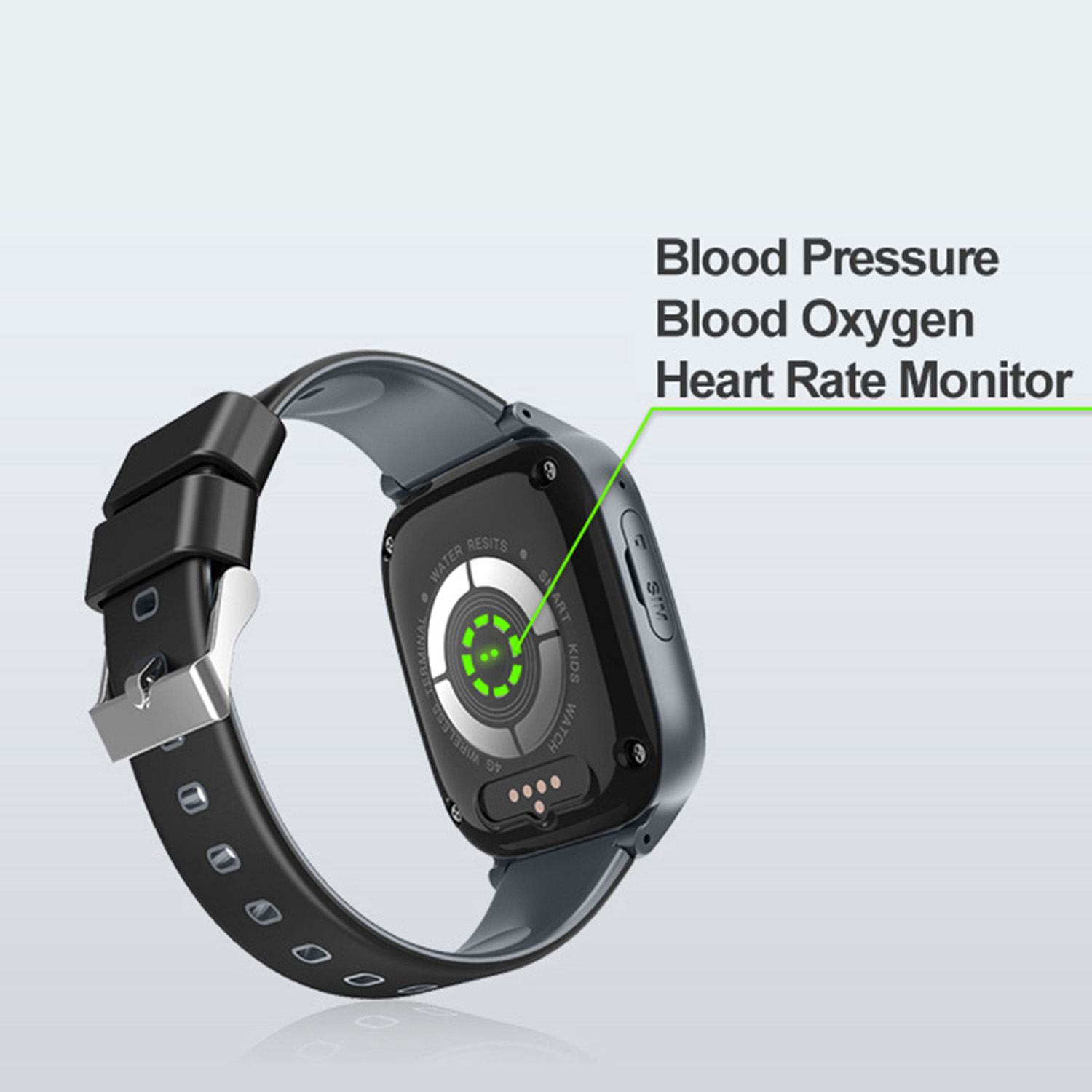 High quality 4G HR BP Senior fitness Smart GPS Tracker Watch 