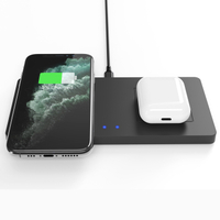 Hot Selling 2 In1 Wireless Charger for iPhone for Apple Watch for Bluetooth Earbuds WP01