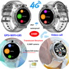 waterproof LTE translucent Color Kids Smart GPS watch tracker D48F