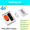 Waterproof pet tracker GPS 4G LTE animal tracking device with free mobile APP Y33