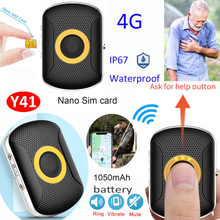 4G IP67 Waterproof Adults GPS Tracking Device with SOS call Y41