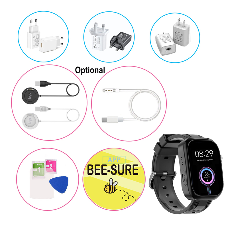 4G Christmas gift kids smart watch with remote monitoring D51