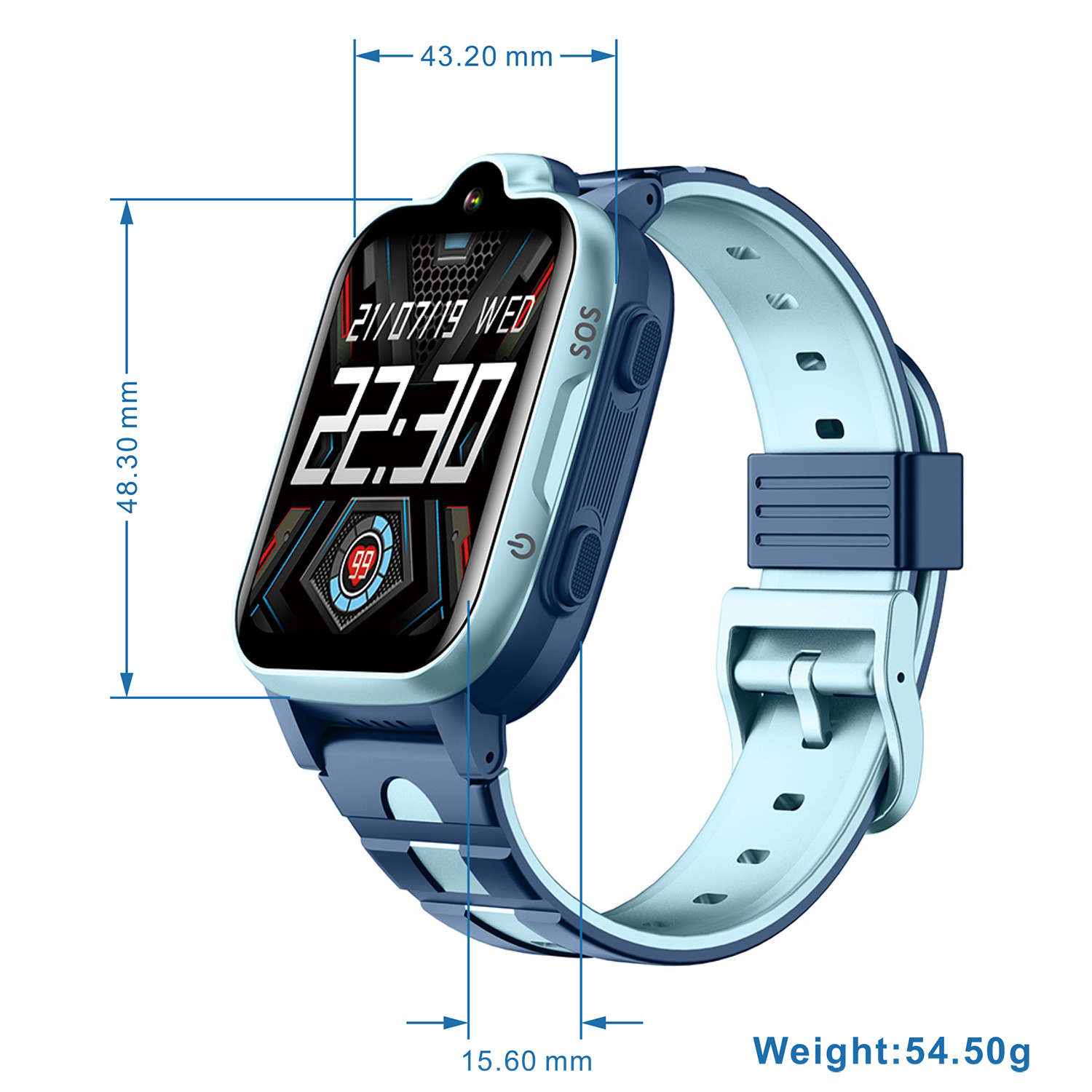 LTE Safety Kids GPS Watch Tracker for avoid kidnap D36 Pro