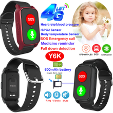 4G GPS kids safety bracelet tracker with HR BP SPO2 monitor Y6K