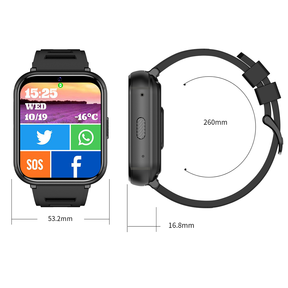 4G Android 9.1 smart bluetooth phone watch with video call SM18