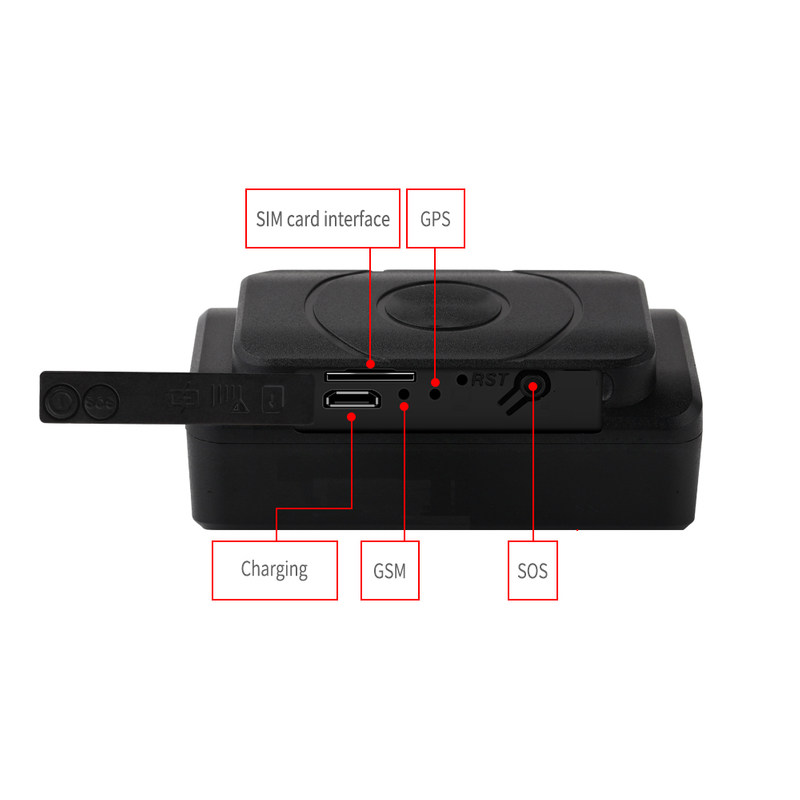 4G strong magnetic long battery life car vehicle realtime tracking GPS T202