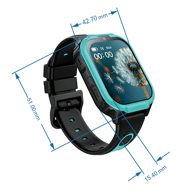 4G kids GPS tracker watch with smart AI healthcare P41
