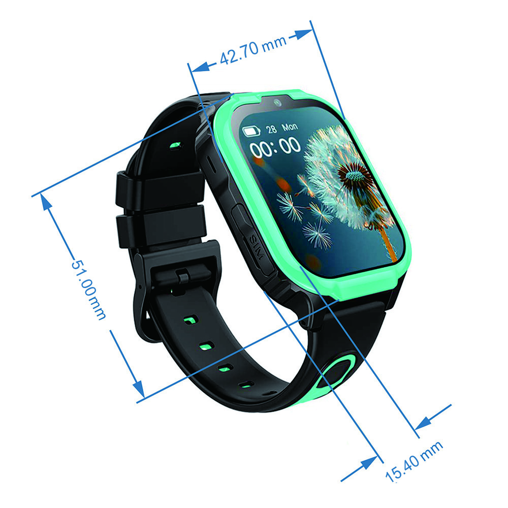 4G kids GPS tracker watch with smart AI healthcare P41