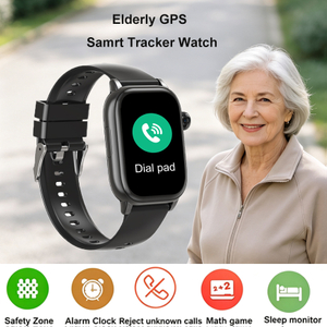 4G Senior GPS Tracker with Sleep Monitoring Heart Rate BP SpO2