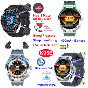 IP67 waterproof smart BT earbuds bracelet with health monitor K95E
