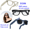 Intelligent bluetooth glasses with 8MP camera AI realtime translation EG04