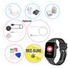 4G Senior GPS Phone Watch with Health Monitoring Blood Pressure SpO2 Removal Alert SOS Button D45