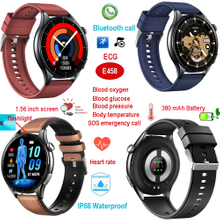 IP68 waterproof digital smart bluetooth watch with health monitoring E458