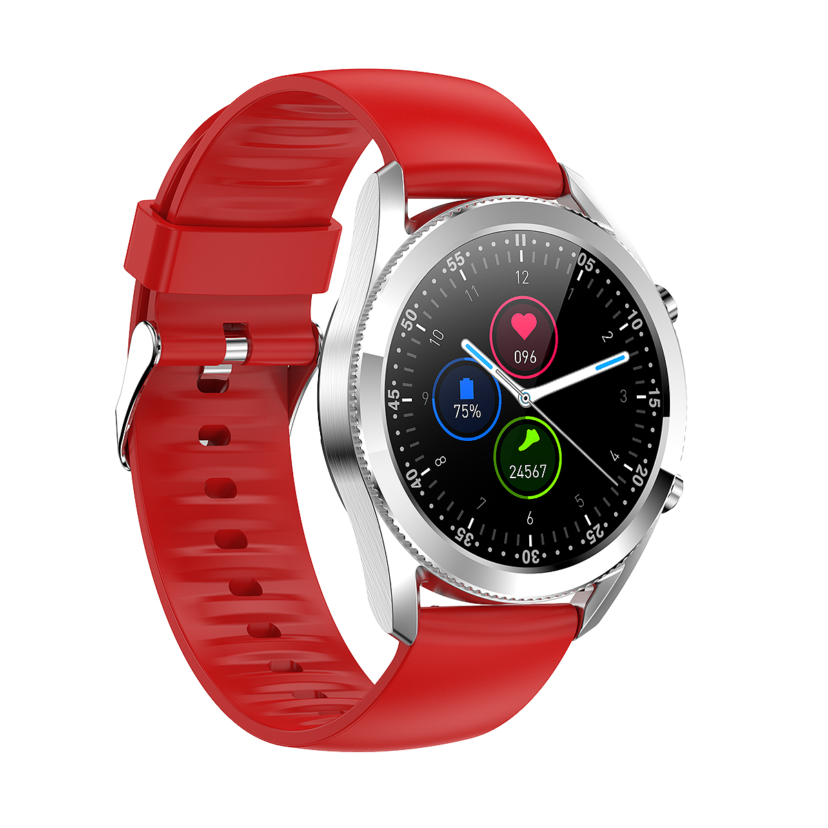 IP67 3D Fashion Full Touch Healthy Hr Bpm Sleep Monitoring Smart Bluetooth Bracelet with Bt Music Playback G33