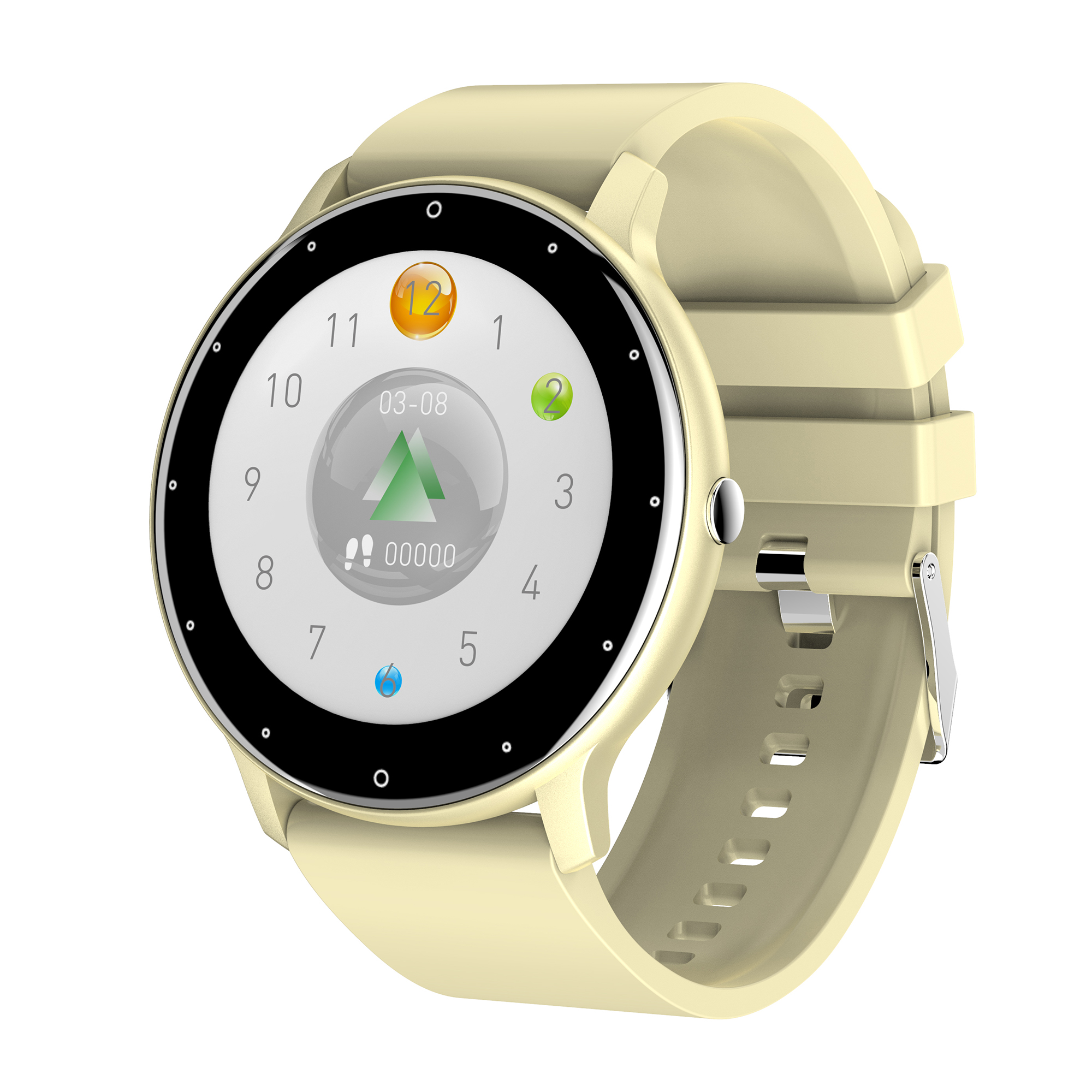 IP67 Ultra-Thin Bt 5.0 Full Touch Precise Heart Rate Bpm Monitoring Smart Sport Watch ZL02