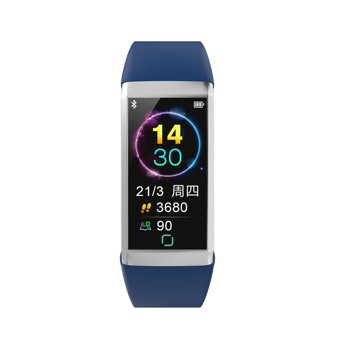 IP67 Waterproof Real Time Heart Rate SPo2 Monitoring Smart Bracelet 