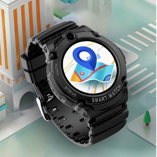 IP67 waterproof 4G Video Call Safeguard kids GPS Smart watch D48H