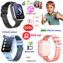 Waterproof Kids GPS Tracker Smart Watch D35U