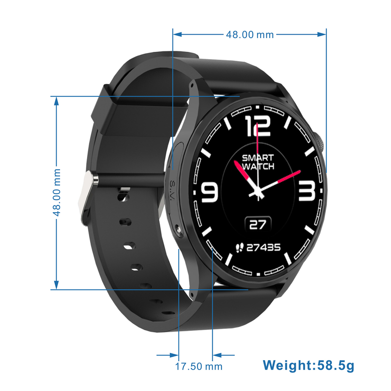 Waterproof 4G Adult healthcare GPS Watch Tracker D48