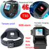 4G Tamper-proof waterproof GPS bracelet watch with thermometer HR for Prison T30