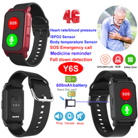 4G IP67 waterproof smart GPS tracker bracelet with fall down detection Y6S