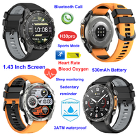 Smart bluetooth watch with HR BP SPO2 monitor H30pro