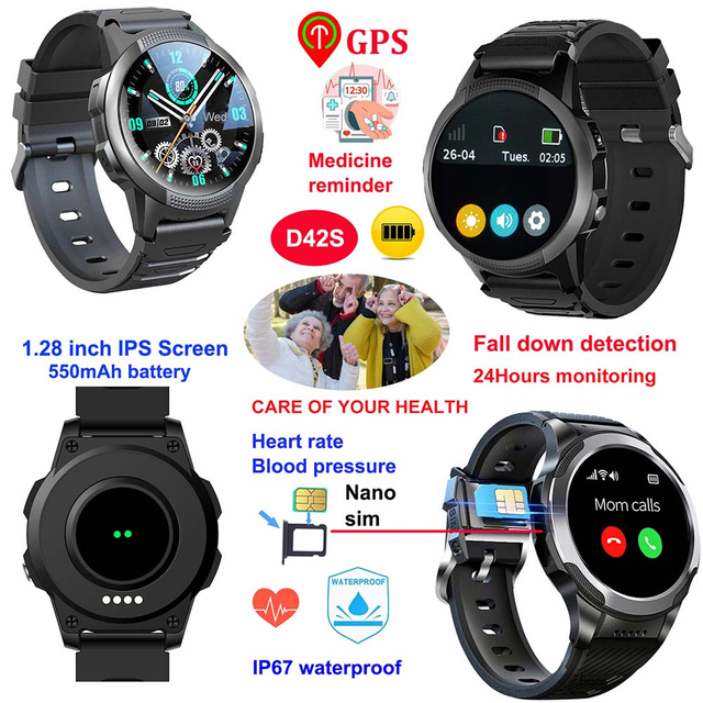 Senior Healthcare GPS Watch