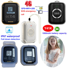 Mini kids safety monitoring GPS tracker with SOS call Y41K