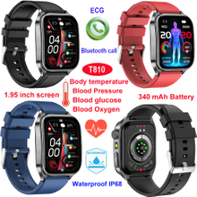 IP68 waterproof elderly smart bluetooth watch with healthcare monitoring T810
