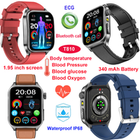IP68 waterproof senior bluetooth smart bracelet with senior healthcare T810