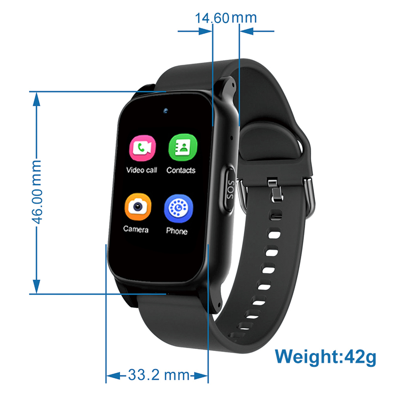 Students GPS watch tracker with realtime location monitoring class mode Y6C