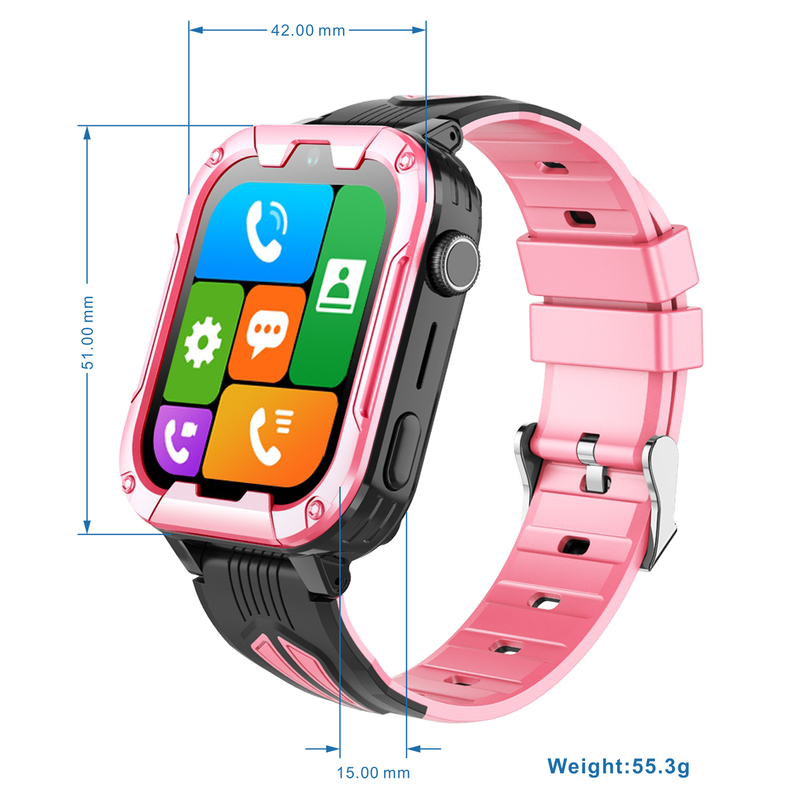 Android 8.1 video call Kids Children GPS tracker D49U