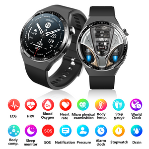 IP67 Waterproof Smart Sport Watch with SOS Alarm for Fitness