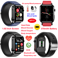 Air pump airbag BP testing smart bluetooth watch AP11