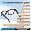 AI voice assistant smart camera eyeglasses anti-shake EG08