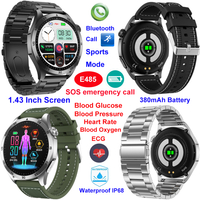China factory IP68 waterproof adult healthcare smart bluetooth watch E485