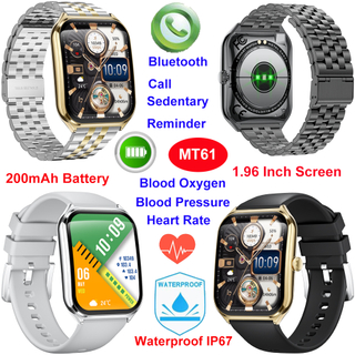 China manufacture IP67 waterproof smart bluetooth bracelet with healthcare monitoring MT61