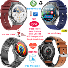 IP68 waterproof mobile bluetooth smart watch with health monitoring E456