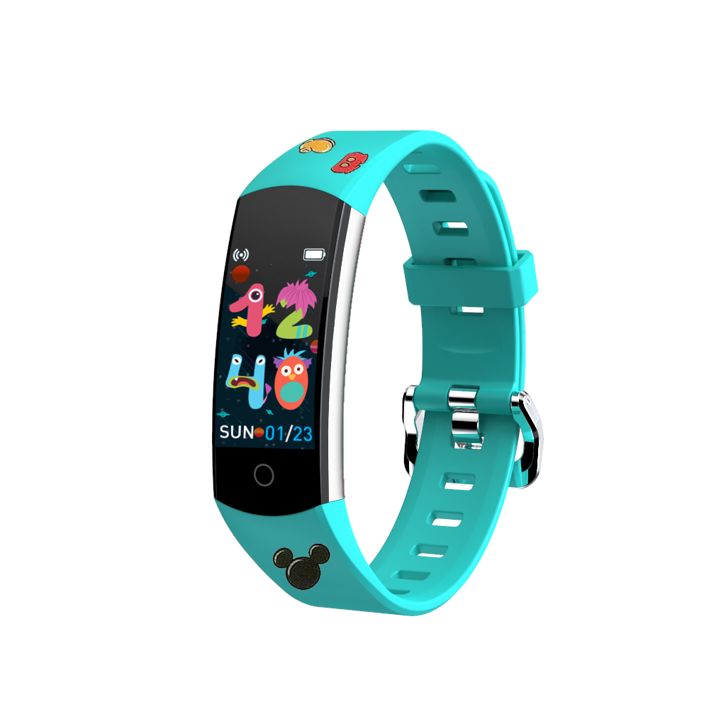 2021 IP67 Waterproof Heart Rate Bpm SpO2 Kids Smart Bracelet with Thermometer C07q