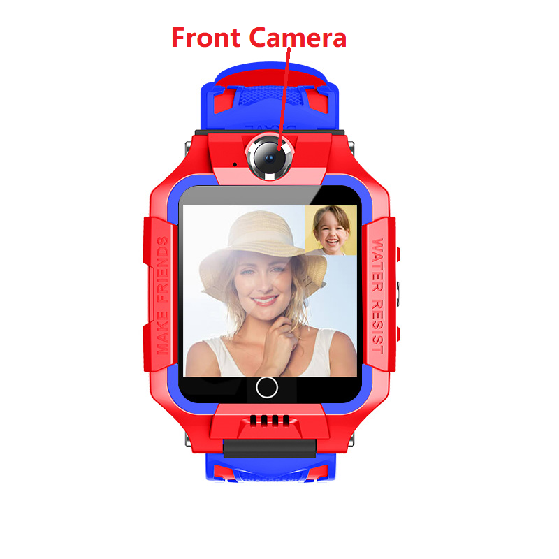 China Manufacture IP67 Waterproof Thermometer 4G/Lte video Call GPS Tracker Watch with Heart Rate Blood Pressure for Fitness Tracking D40