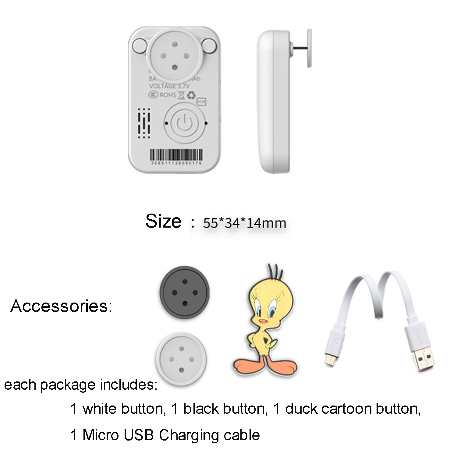 IP67 Waterproof LTE Child Mini Hidden GPS Tracker with Sos Button A42
