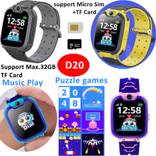 Smart Watch Kids Game Watch with Camera Music Smartwatch for Children D20