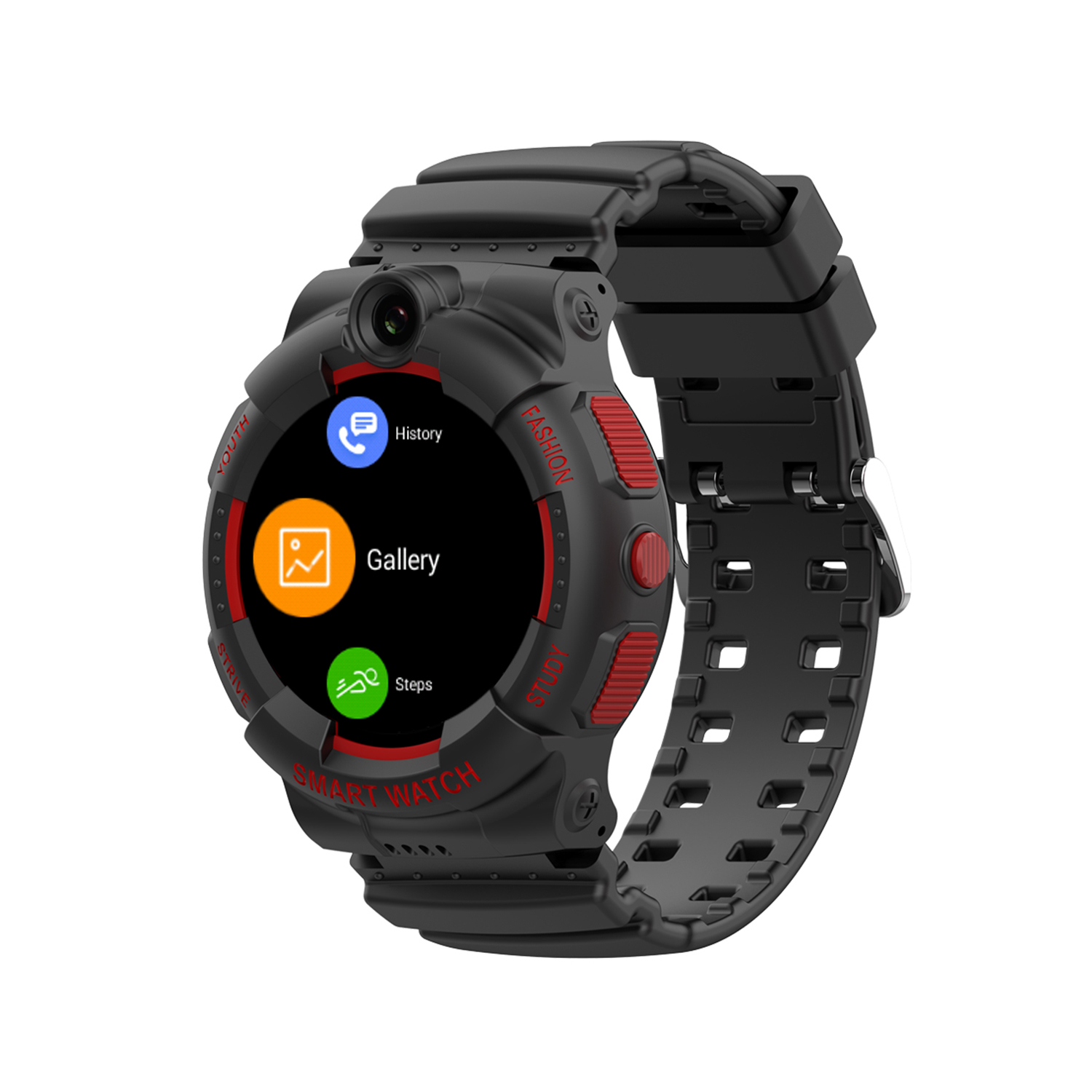 4G IP67 Waterproof Accurate Location Smart Safety GPS Tracker Watch for Kids with Real-Time Global Free video Call D48P