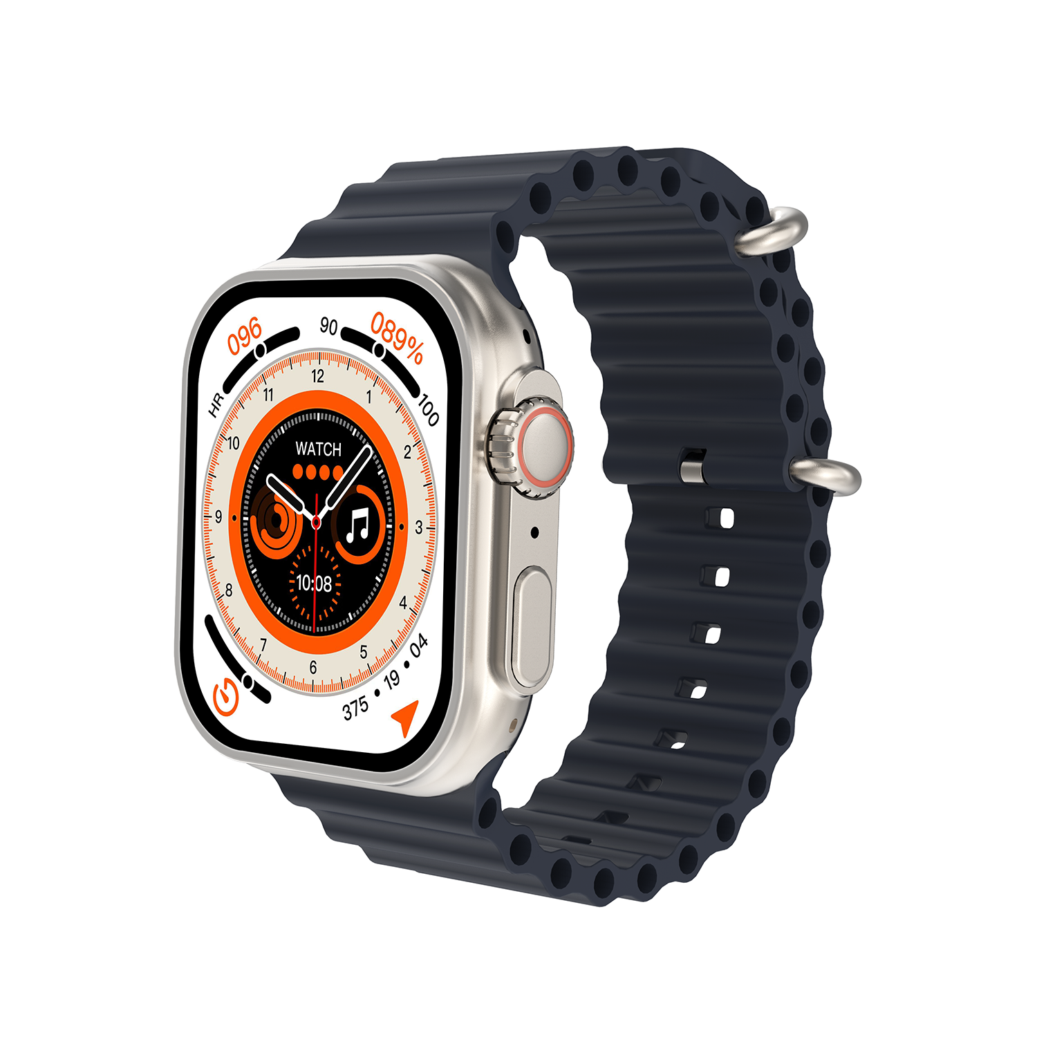 IP68 waterproof Heart rate blood pressure SPO2 body temperature Smart Bluetooth Watch A8