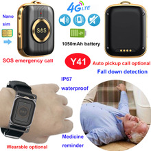4G IP67 Waterproof Adults GPS Tracking Device with medicine reminder Y41
