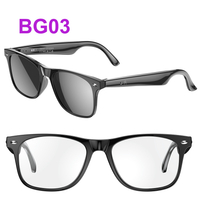 Smart bluetooth glasses with dual battery music playback AI translator BG03