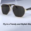 Smart bluetooth glasses with AI voice assistant translator music playback BG02