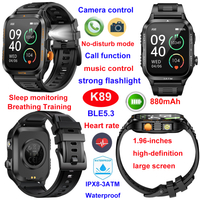 3ATM waterproof smart bluetooth bracelet with HR Sleep monitoring K89