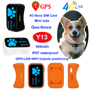 4G IP67 waterproof pets mini GPS with Geo-fence Y13