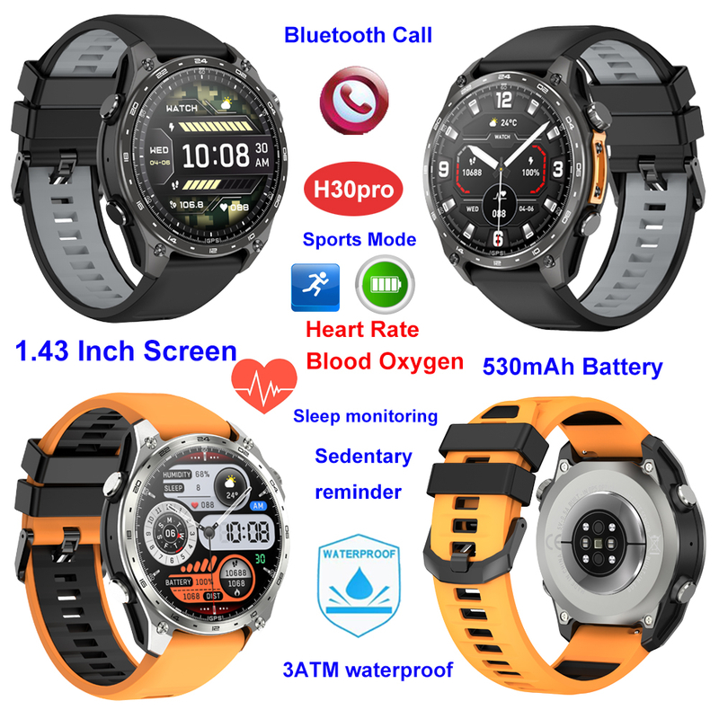 Waterproof girl boy gift bluetooth wristband H30pro